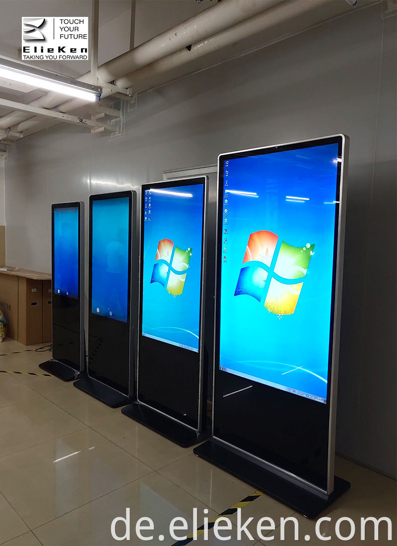 Touch Screen Advertising Display